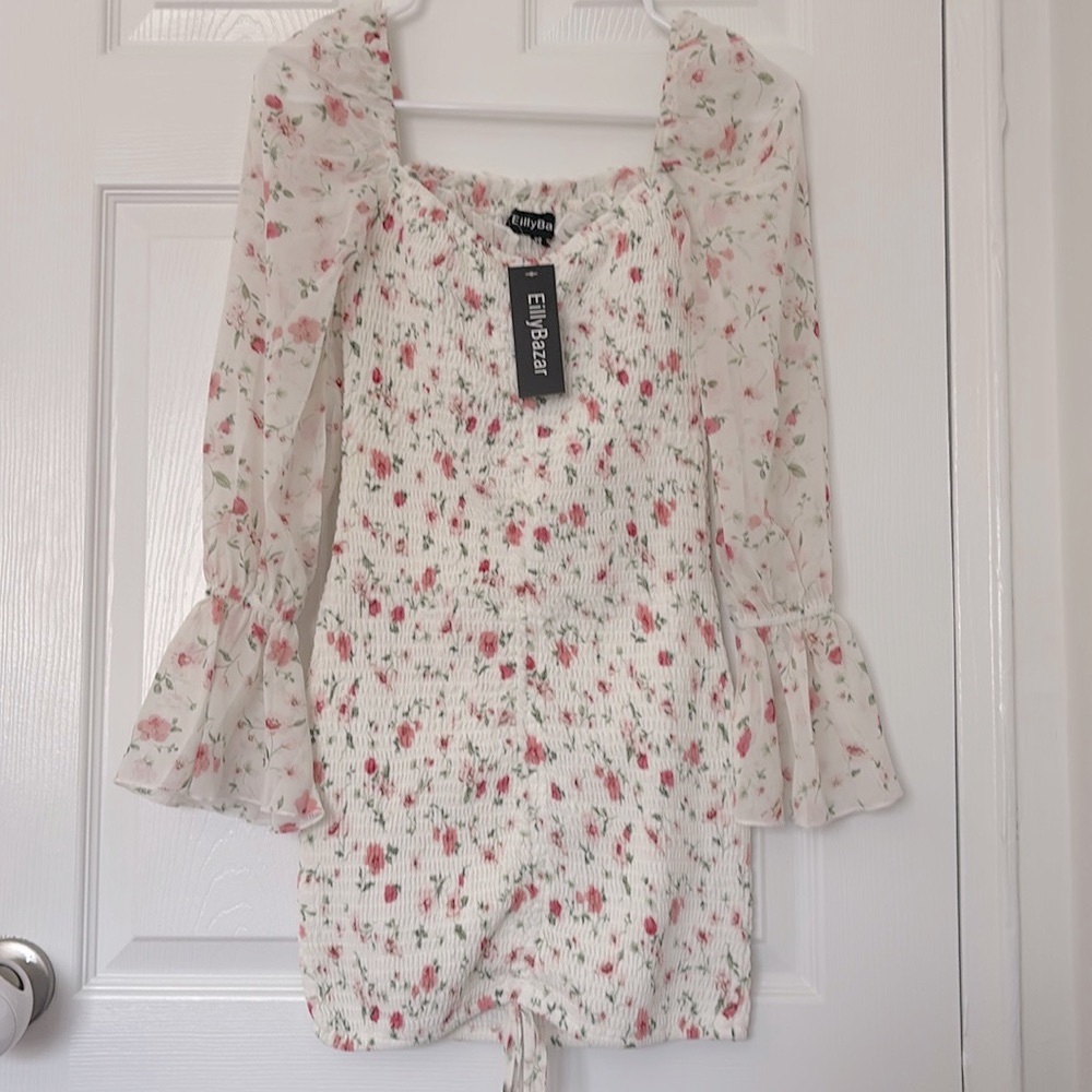 Floral Long Sleeve Dress